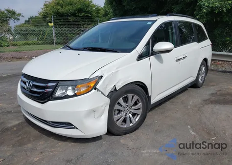 2016 Honda Odyssey Ex-L из США, поврежденный, VIN 5FNRL5H64GB059309